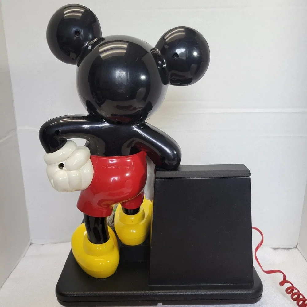 Vintage 1990's Mickey Mouse Corded Land Line Touch Tone Telephone AT&T Disney